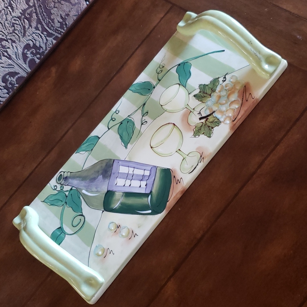 Ceramic Cheese / Appetizer Tray